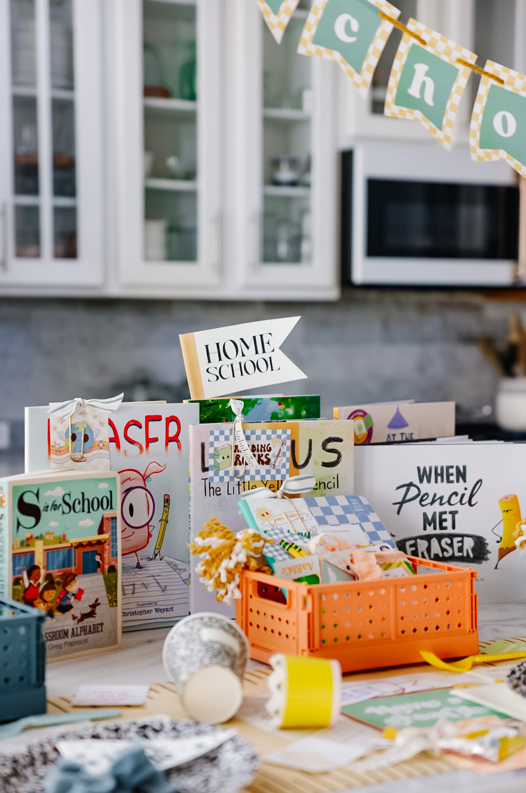 Homeschool Door Hanger & Pennants