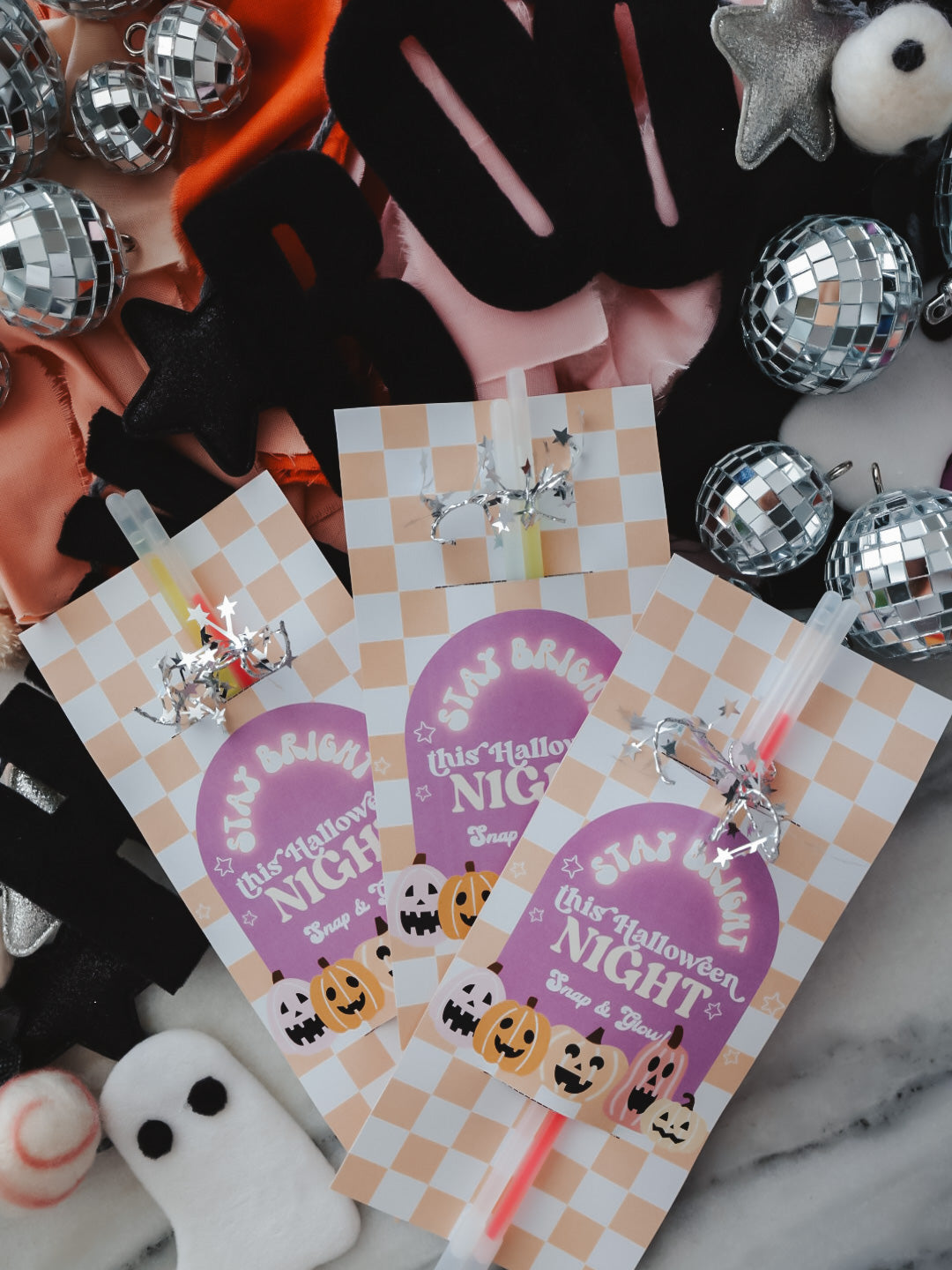 Stay Bright Halloween Glow Stick Holders