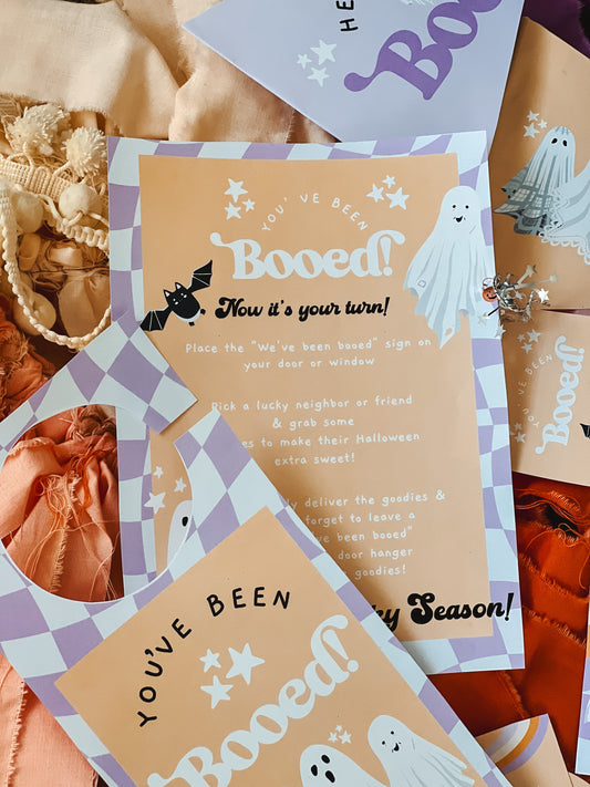 Lace Ghost You've Been Booed Set
