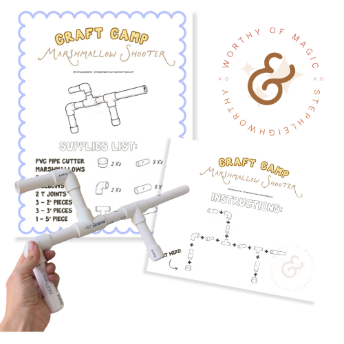 Craft Camp - Marshmallow Shooter Instructions